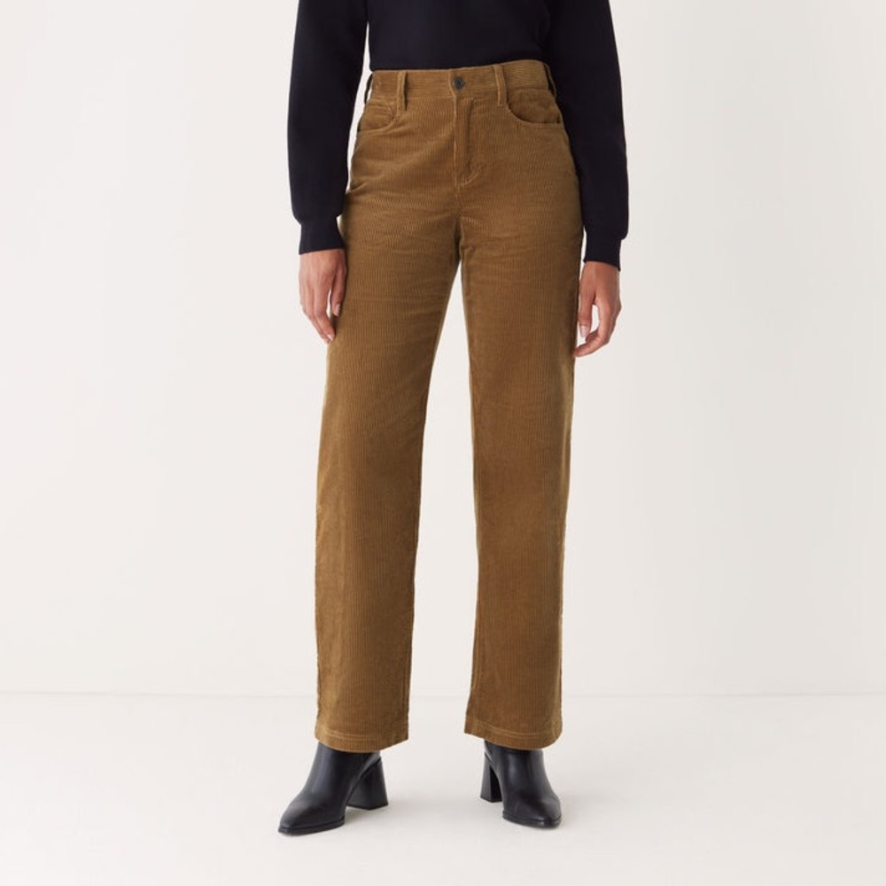 Frank & Oak Brown Corduroy Annie Pants